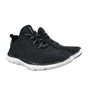 Skechers Shoes Womens 5.5 Sneakers Athletic Lifestyle Comfort Flex Appeal Black